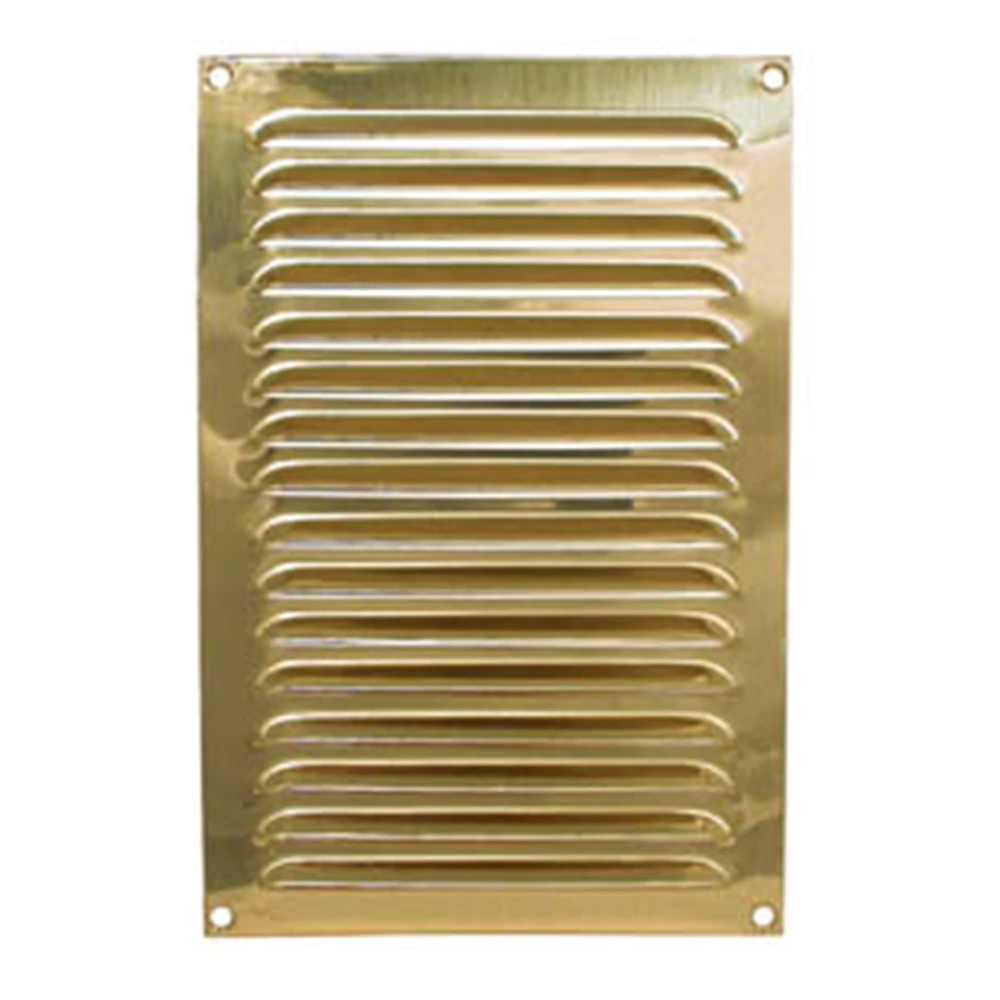 Brass Louvre Vent 150x230mm