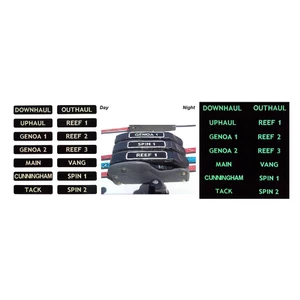 Glowfast Luminous Clutch Labels - Slimline (66mm x 10mm) 
