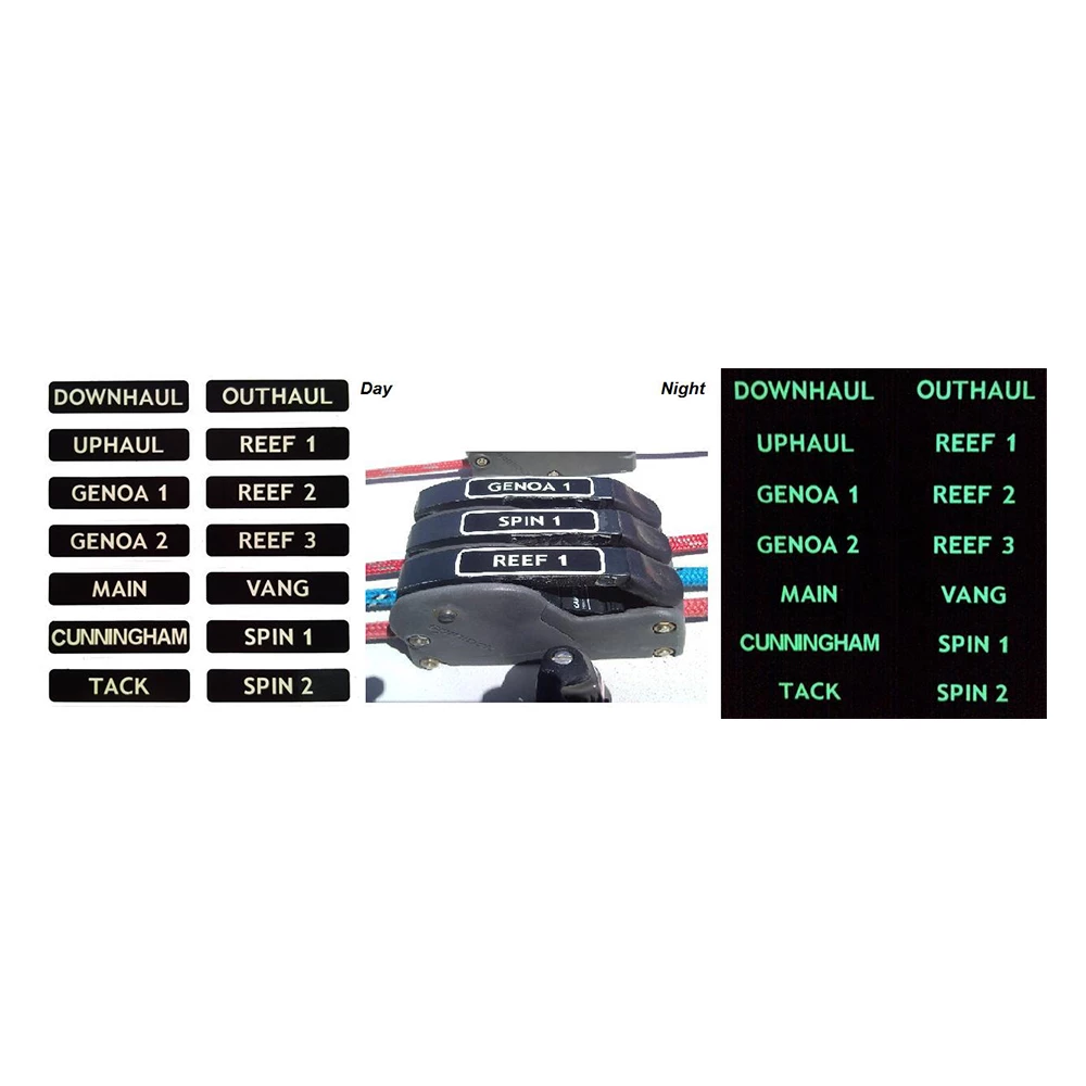 Glowfast Luminous Clutch Labels - Small (66mm x 15mm) 