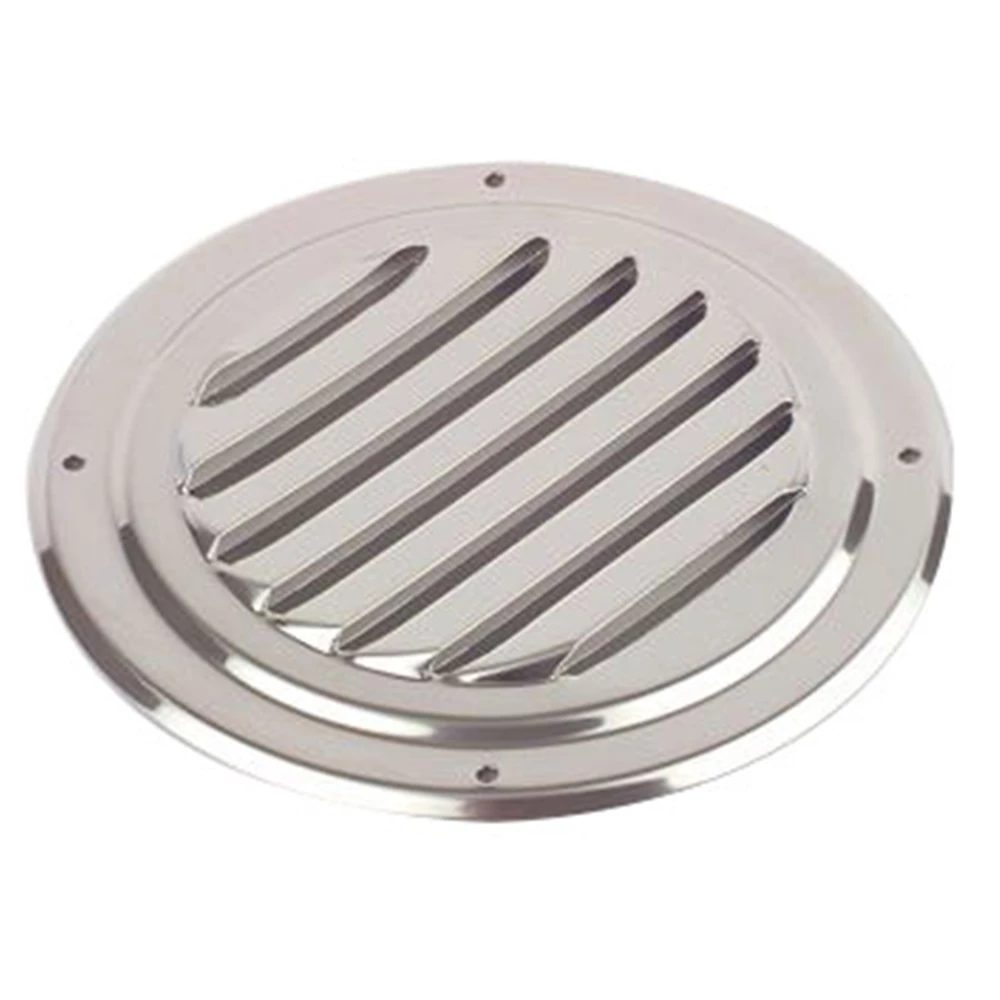 Force 4 Round Louvre Vent Stainless Steel 102mm 