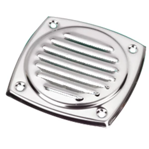 Force 4 Stainless Steel Square Louvre Vent 100x100mm 