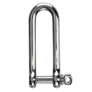 Force 4 Stainless Steel Long D Shackle - 1 Pack