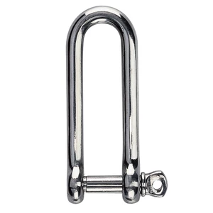 Force 4 Stainless Steel Long D Shackle - 1 Pack