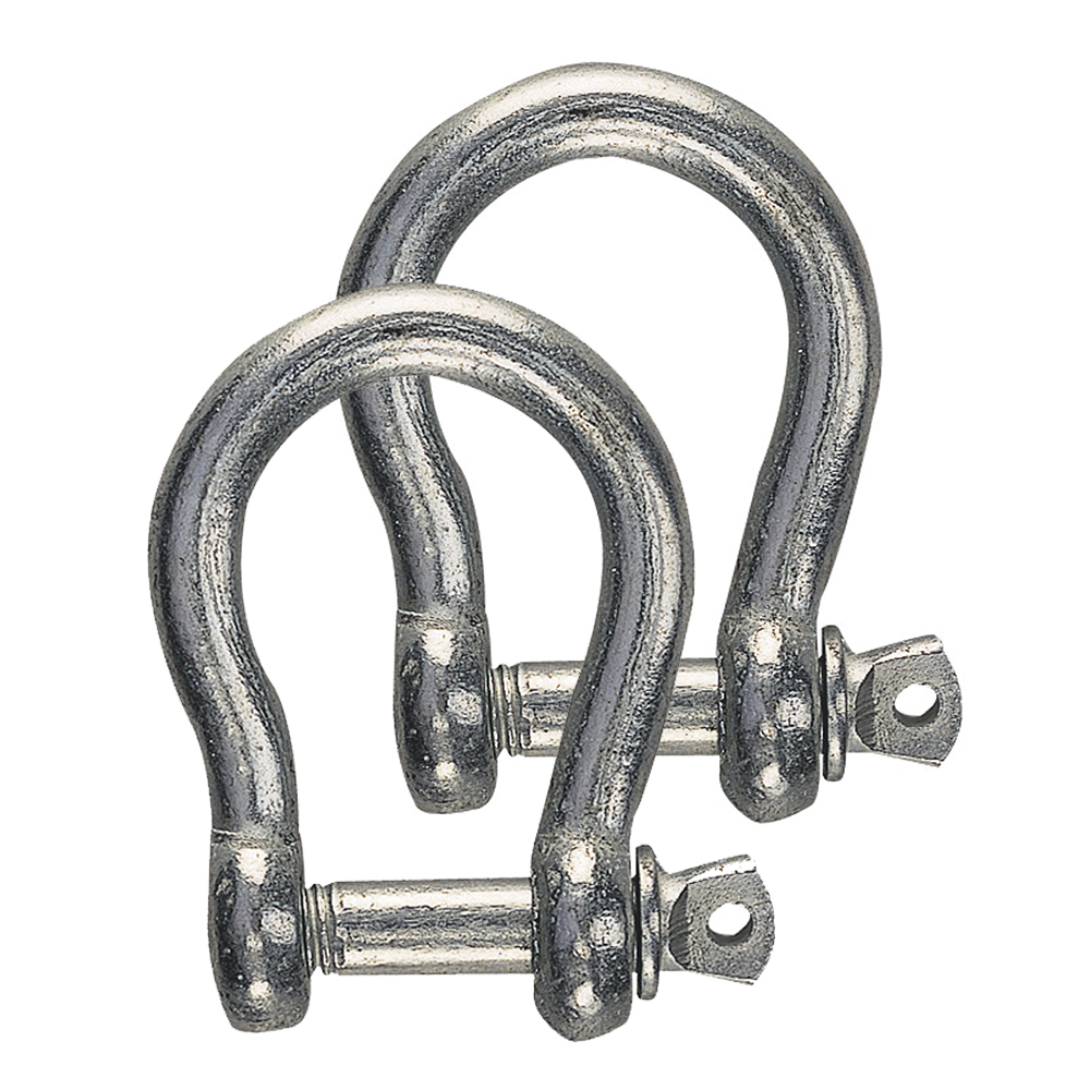 Galvanised Steel Bow Shackle (2pk)