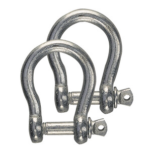 Galvanised Steel Bow Shackle (2pk)