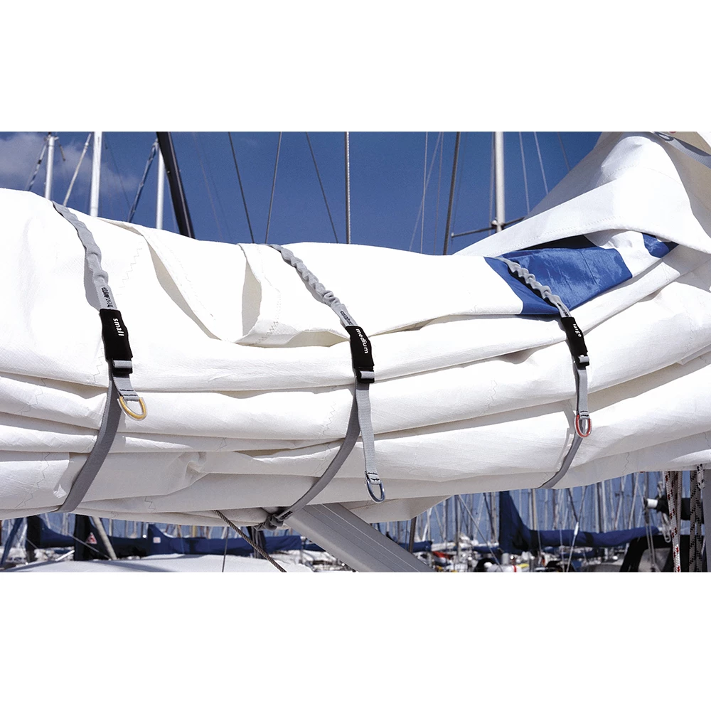 Blue Performance Webbing Sail Ties (3pk)