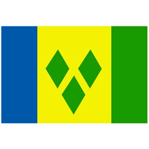 Force 4 Courtesy Flag St. Vincent & Grenadines 