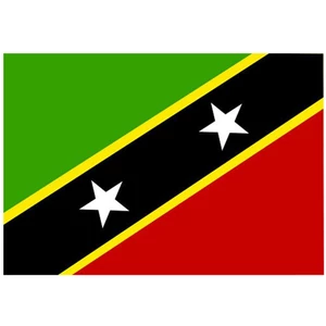 Force 4 Courtesy Flag St. Kitts & Nevis