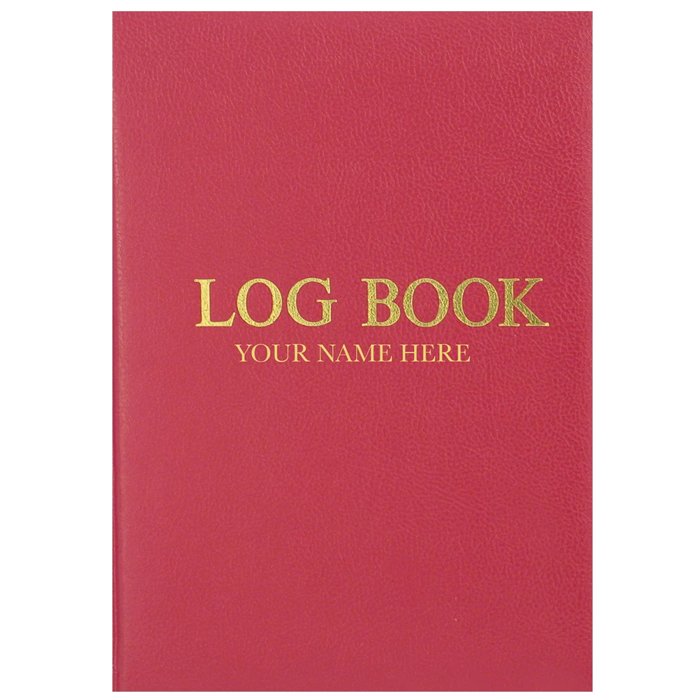 Force 4 Personalised Logbook (Red) 