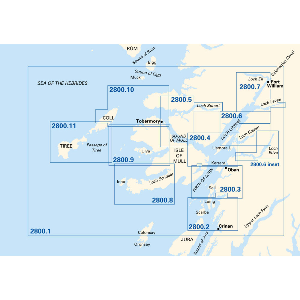 2800 West Coast of Scotland Chart Pack