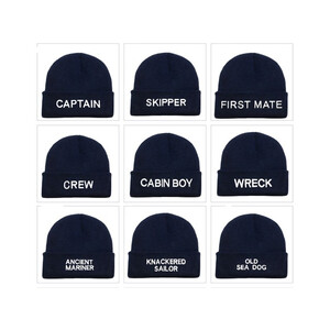 Embroidered Beanie Hat