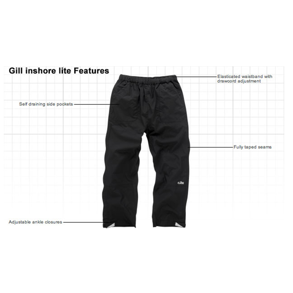 Inshore Lite Waist Pants - Graphite