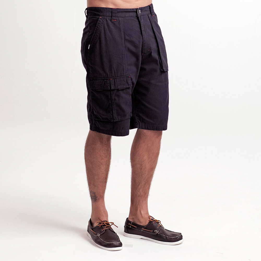 6 Pocket Crew Shorts- Navy