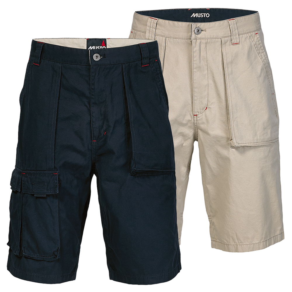 6 Pocket Crew Shorts- Lt Stone