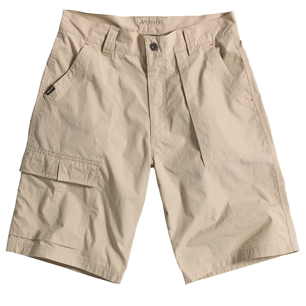 6 Pocket Fast Dry Shorts in Light Stone