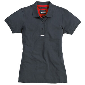 Womens Pique Polo in Navy or Red