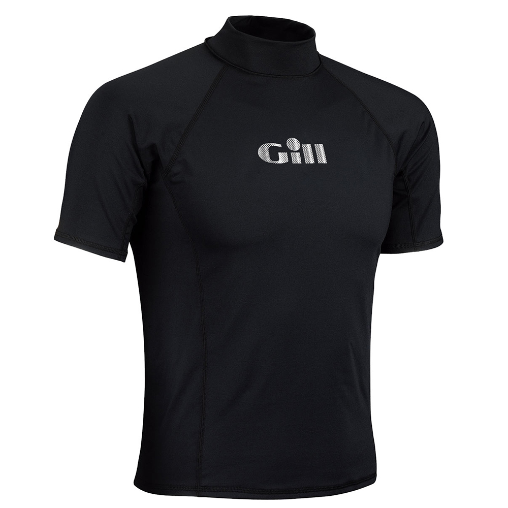 Rash Vest Short Sleeve Black