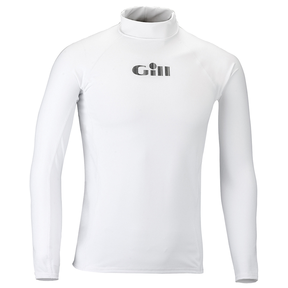 Rash Long Sleeve Vest - White