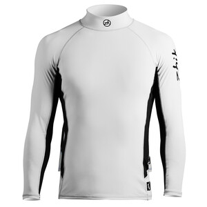 Spandex Top Long Sleeve White