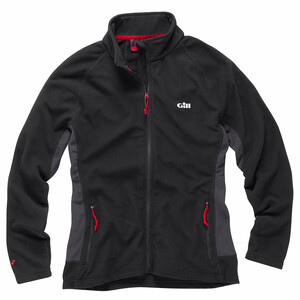 Womens Grid Microfleece Jacket