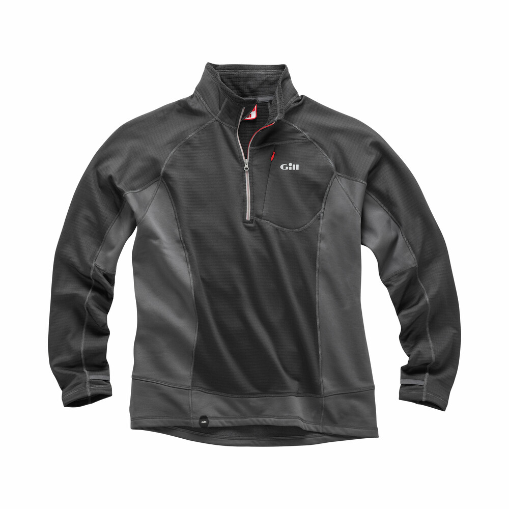 Thermogrid Zip Neck