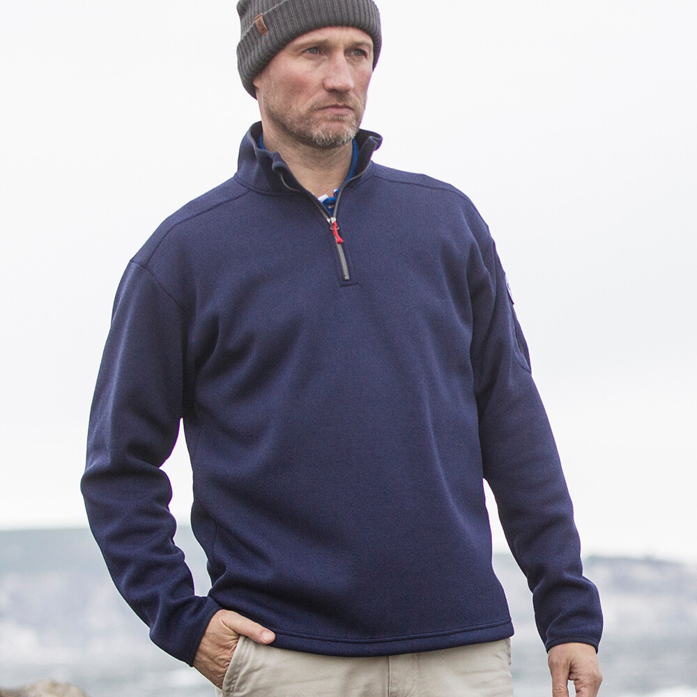 Gill Knit Fleece - Navy