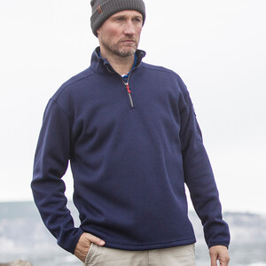 Knit Fleece - Navy
