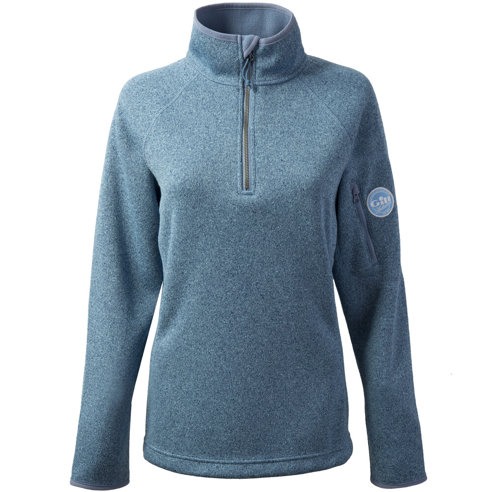 Women's Knit Fleece Blue Melange
