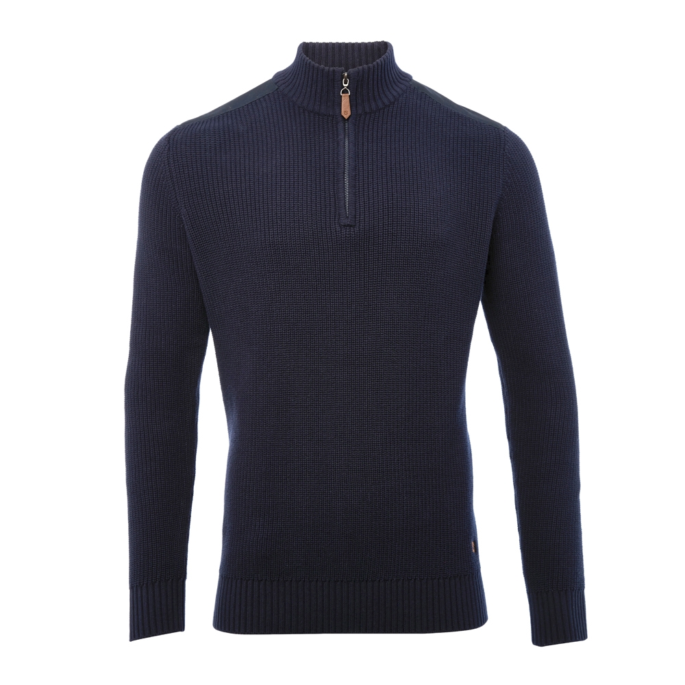 Lismoyle Half Zip Cotton Sweater