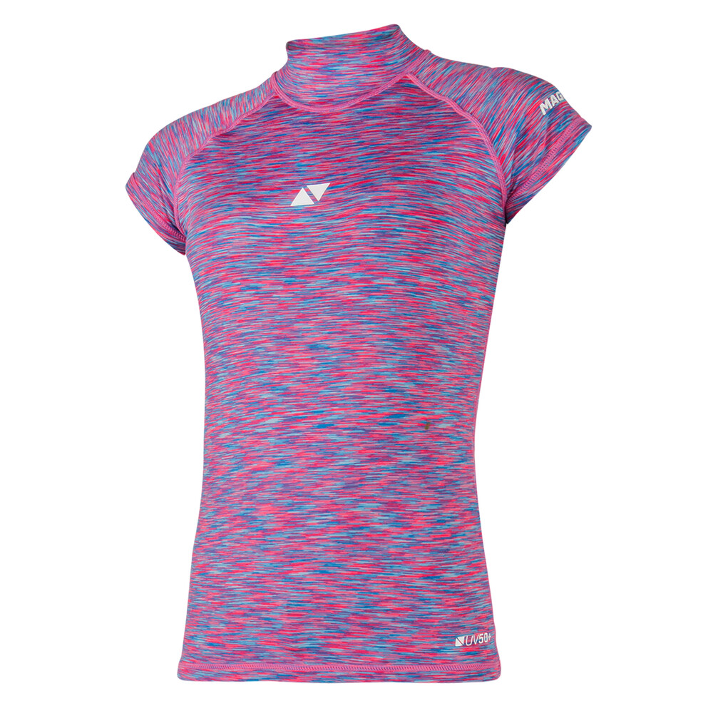 Women's Short Sleeved Cube Rash Vest