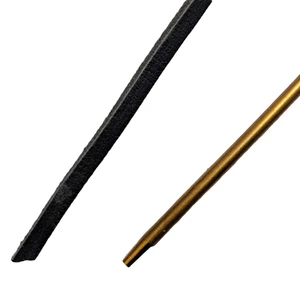 Force 4 Leather Deck Shoe Laces - Navy 