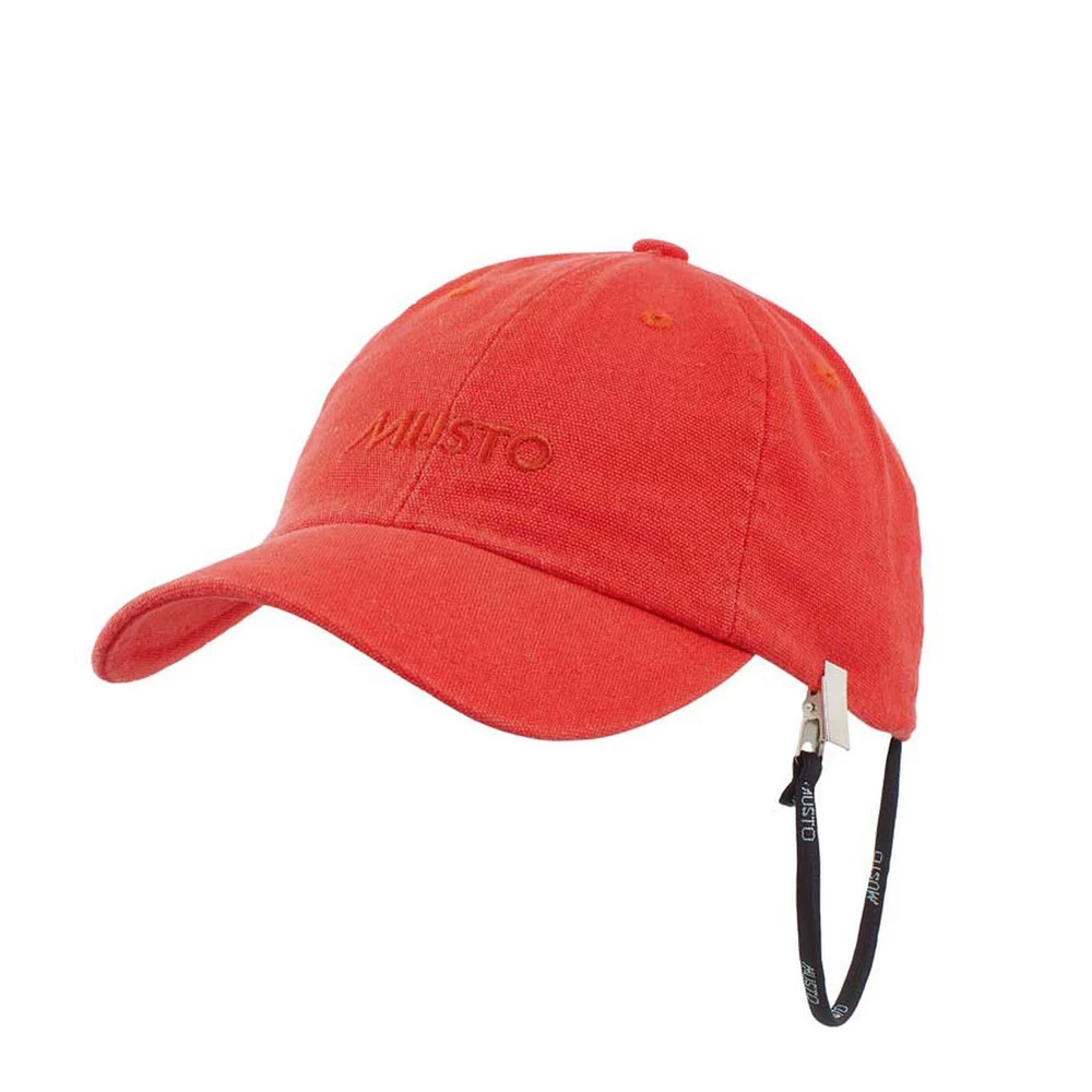 Musto Self Fabric Branded Cap True Red 