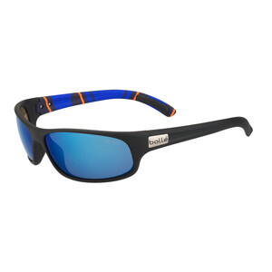Anaconda Sunglasses - Matte Black/Stripes - Polarised