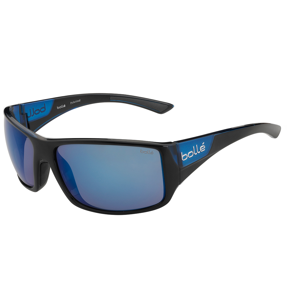 Tigersnake Sunglasses - Shiny Black/Matte Blue - Polar