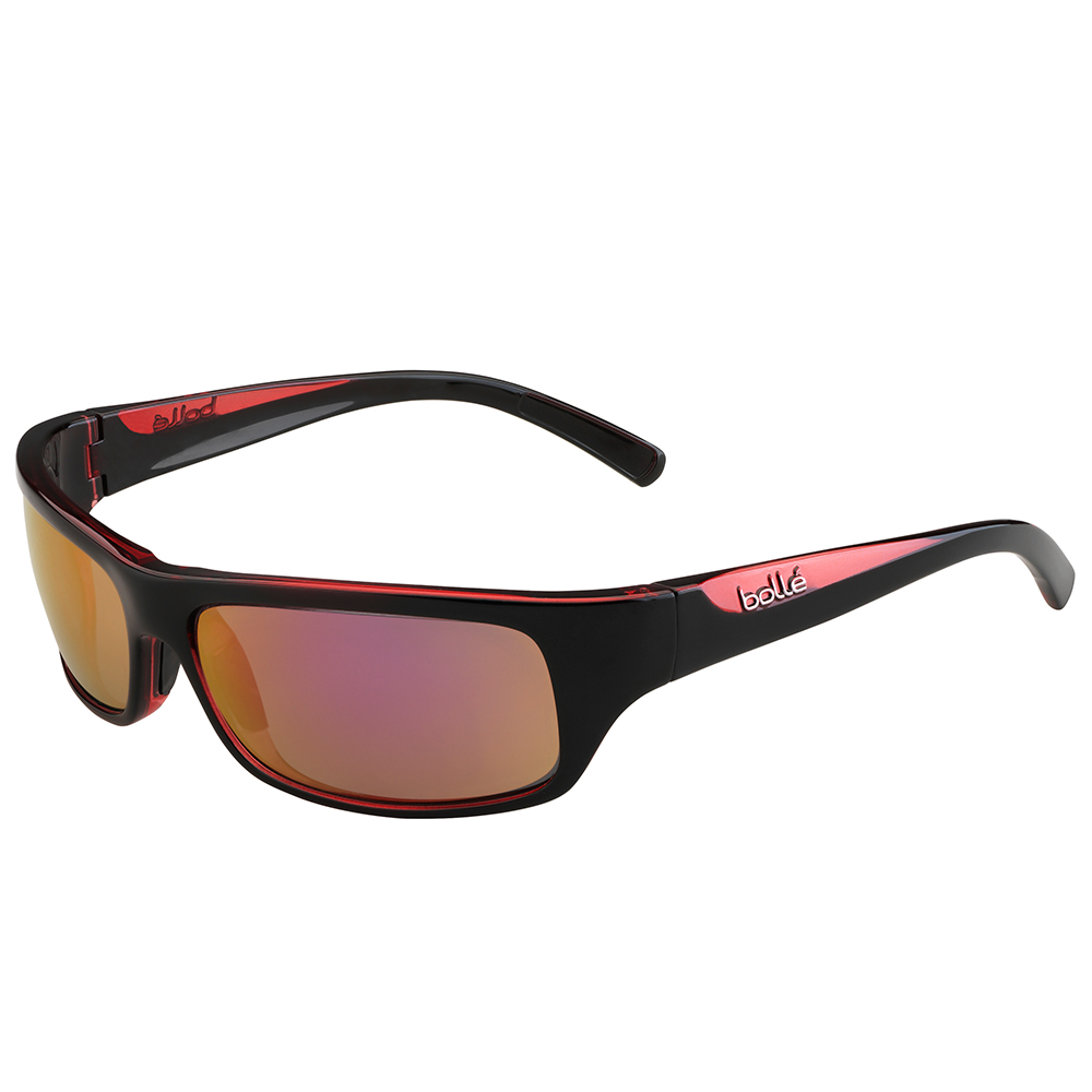 Fierce sunglasses - Shiny black/Rose - Polarised Rose