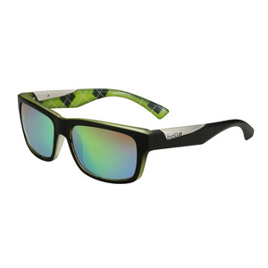 Jude Sunglasses - Matte Black/Lime - Polarised Brown E
