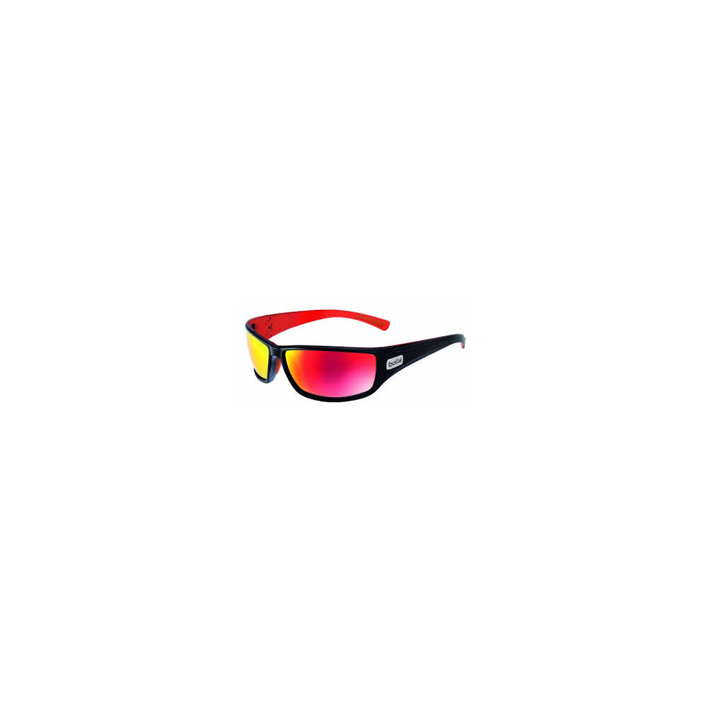 Python Sunglasses - Shiny Black/Red