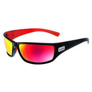 Python Sunglasses - Shiny Black/Red