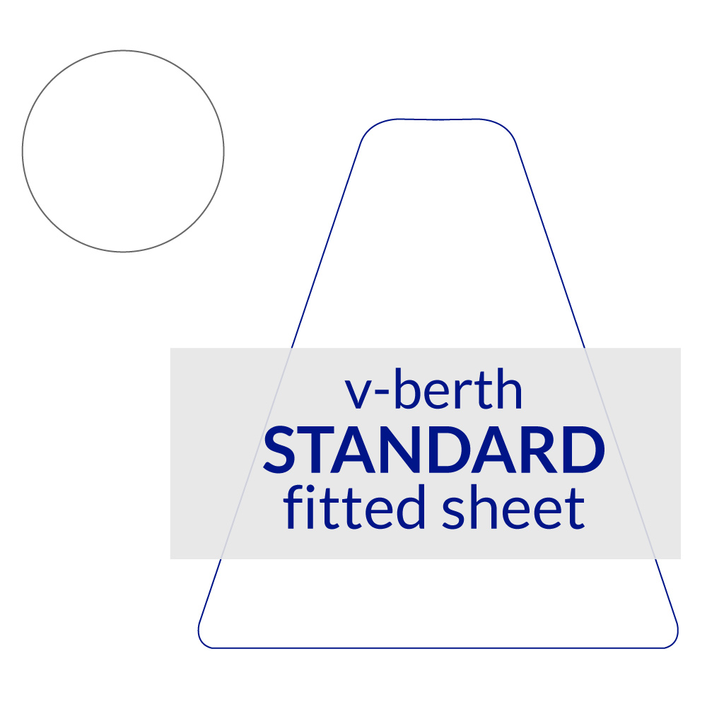 V-Berth Fitted Sheet Standard (Double) Size