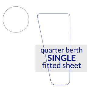 Quarter Berth Fitted Sheet Single