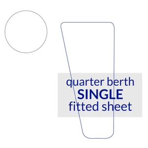 Ship Shape Bedding Quarter Berth Fitted Sheet