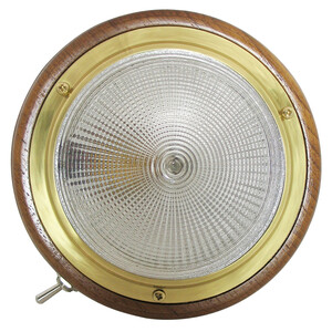 Teak Surface Mounted Light