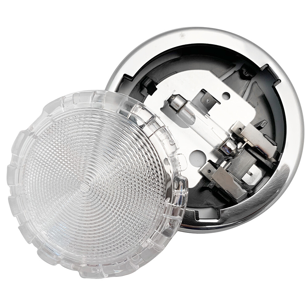 Stainless Steel Interior Lamp - 103mm diameter 