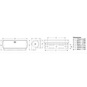Hella Sea Hawk LED Deck Floodlight - Spread 
