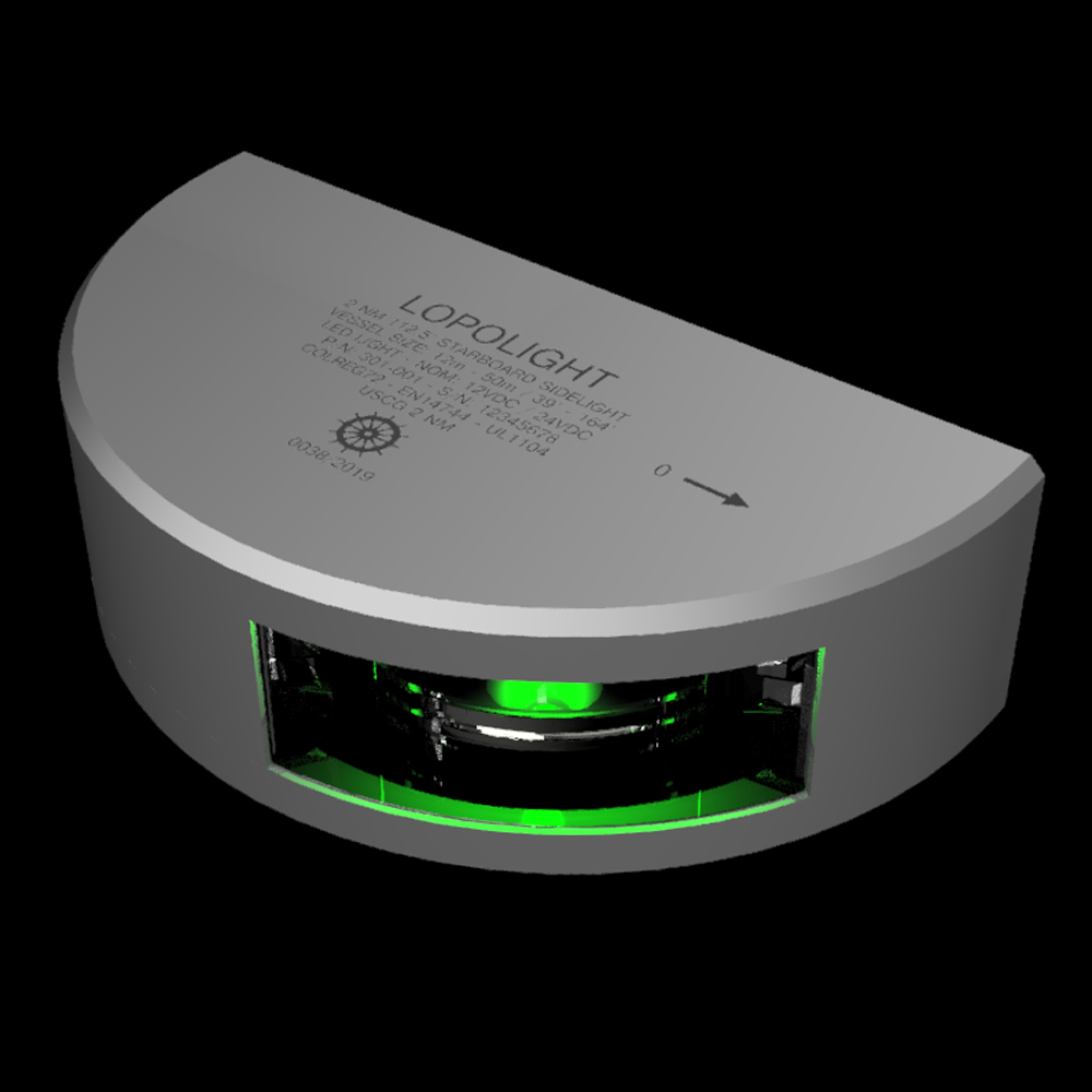 LED Navigation Light Starboard <20m