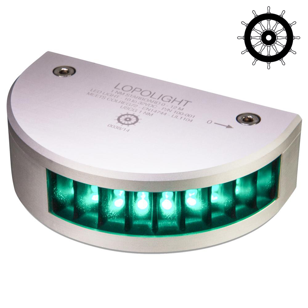 LED Navigation Light Starboard <12m