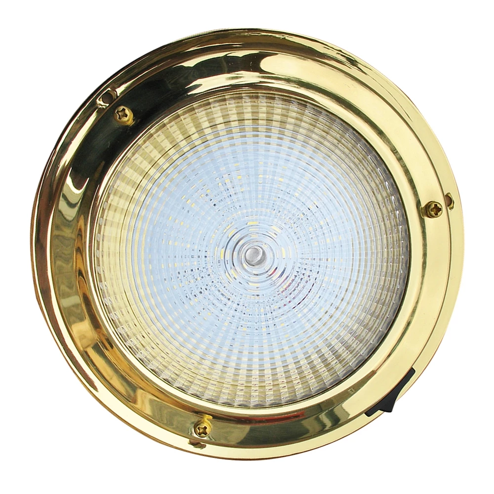 Force 4 Brass Surface Mounted Light - Small