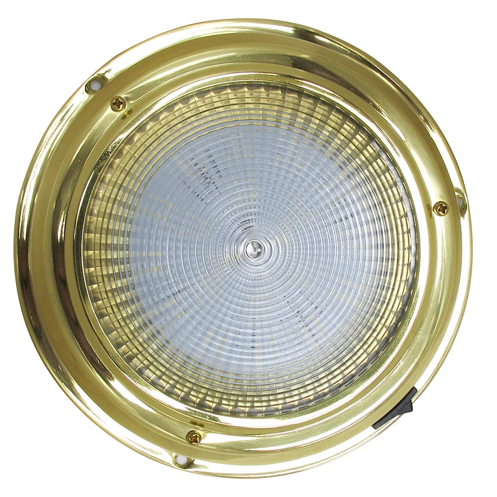 Force 4 Brass Surface Mounted Light - Large