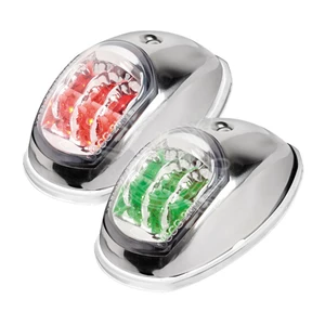 Osculati EVOLED Port & Starboard LED Nav Lights - St/Steel (Pair)