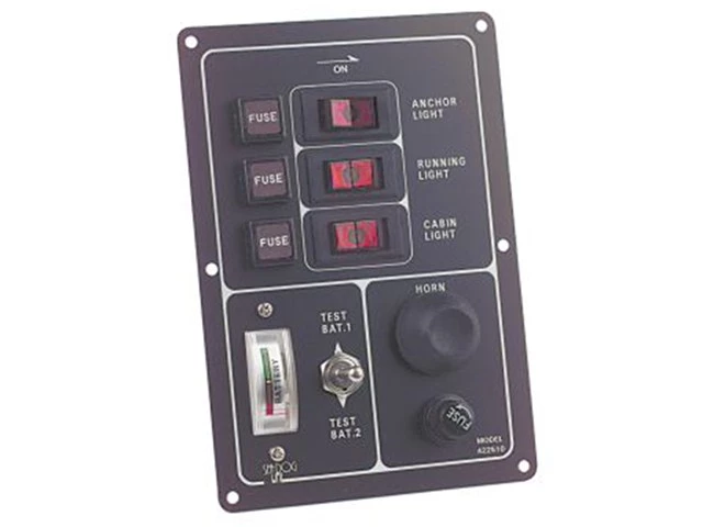 Force 4 3 Switch Battery Test Panel + Horn 